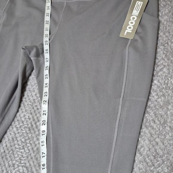 32 Degrees Leggings Women High Waist Full Length XXL Gray Fitness Active Cool - Picture 4 of 8